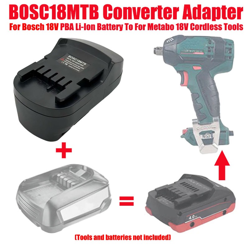 Power Tools Battery Adapter - Адаптер-конвертер HAKSINKY BOSC18MTB для аккумуляторов Bosch