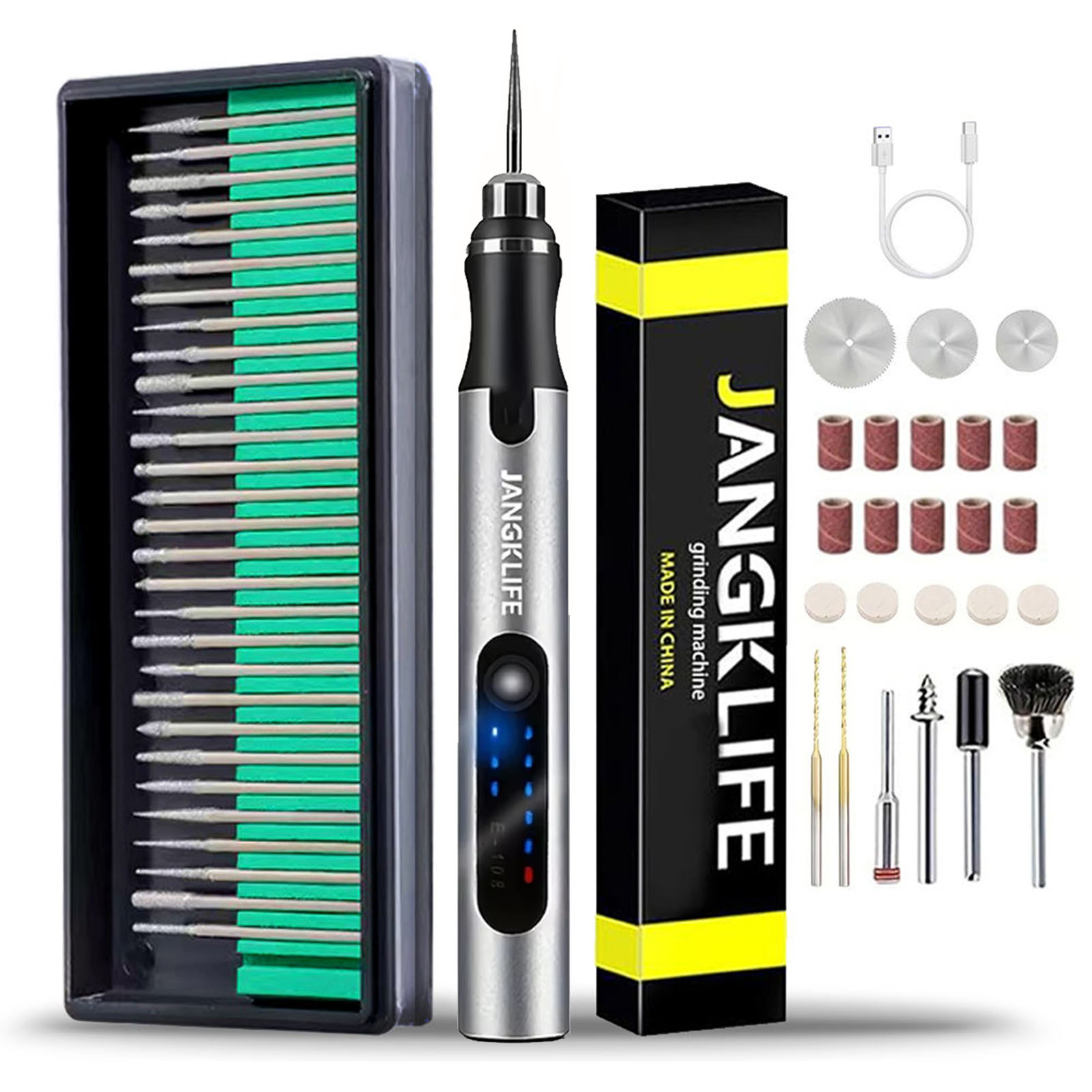 Power Tools Makita Set - JANGKLIFE USB беспроводной роторный набор инструментов
