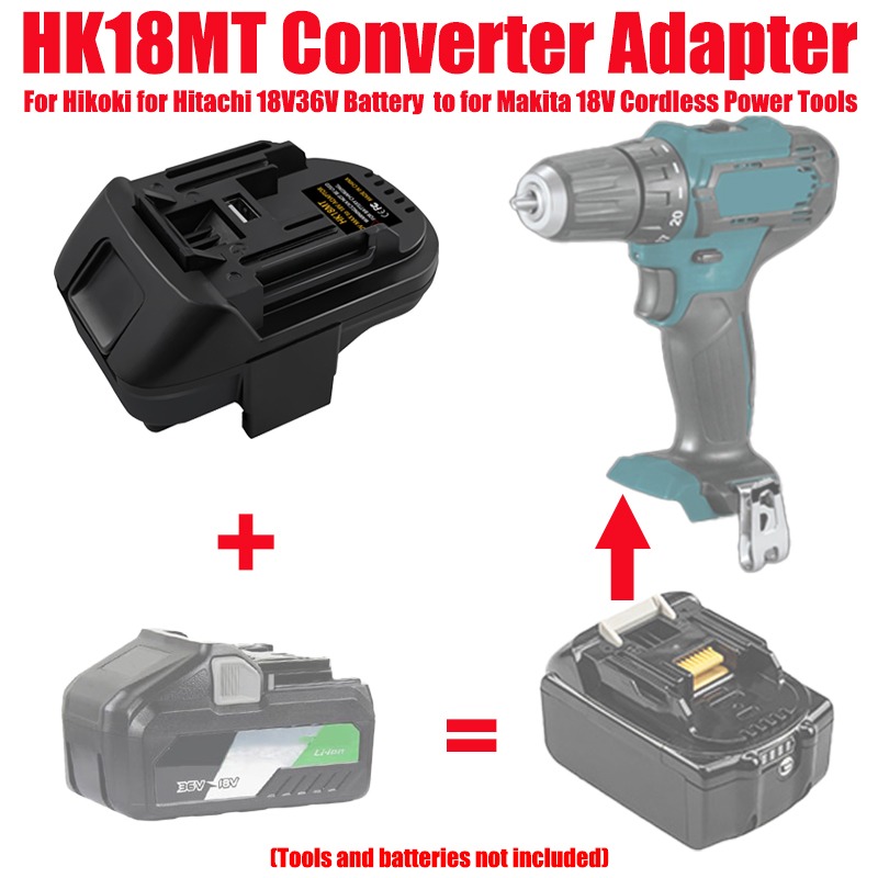 Power Tools Battery Adapter - Адаптер для аккумуляторов ALASICKA HK18MT для