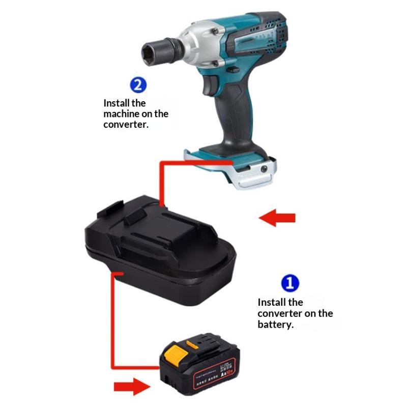 Power Tools Battery Adapter - 1 шт. адаптер-преобразователь для электроинструментов, аксессуар