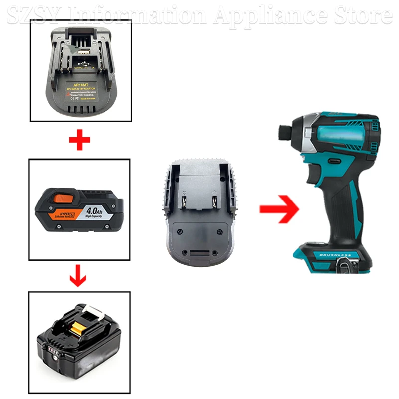 Адаптер-конвертер для аккумуля – обзор и цена Power Tools Battery Adapter