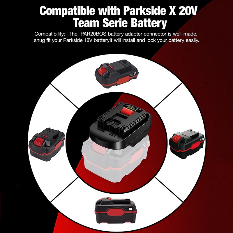HAKSINKY PAR20BOS Адаптер акку – обзор и цена Power Tools Battery Adapter