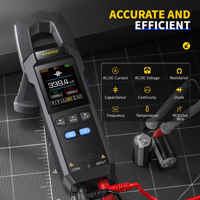FNIRSI DMC-100 клещи постоянно – обзор и цена Power Tools Software